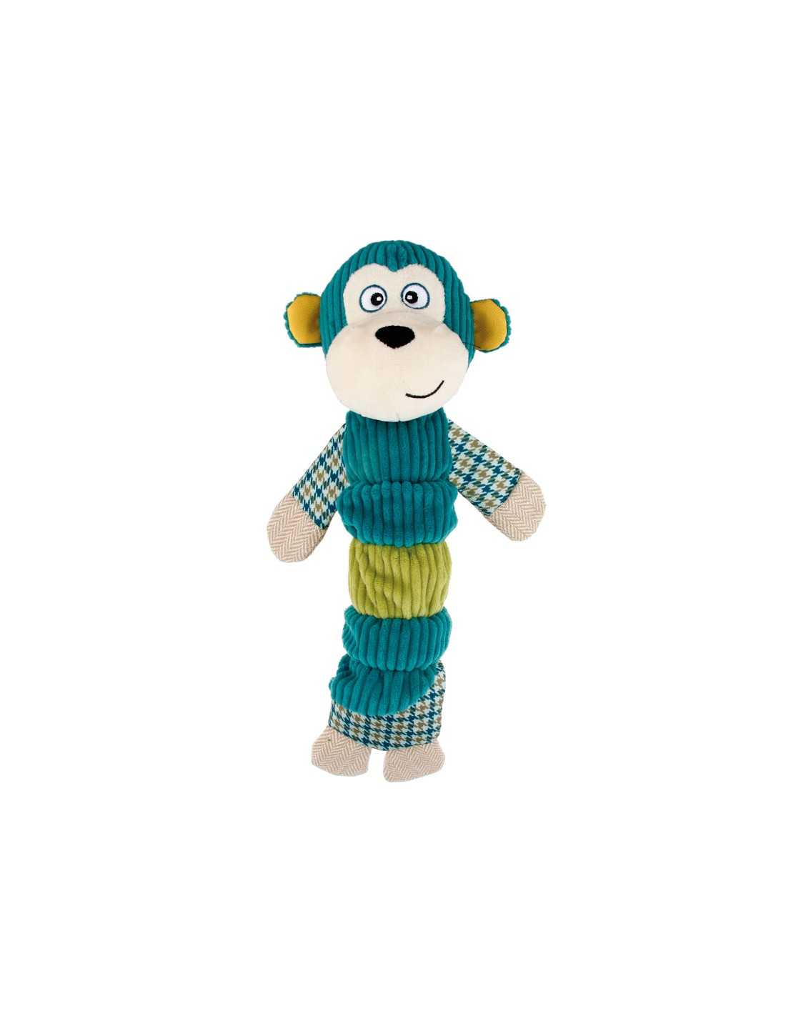 Gioco interattivo Scimmia peluche interattivo sensoriale Wildplay con squeaker per cani