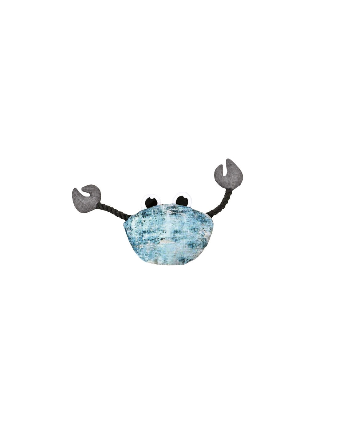 Gioco Green Fun soggetto granchio per cane Eco Giocattolo con Squeaker