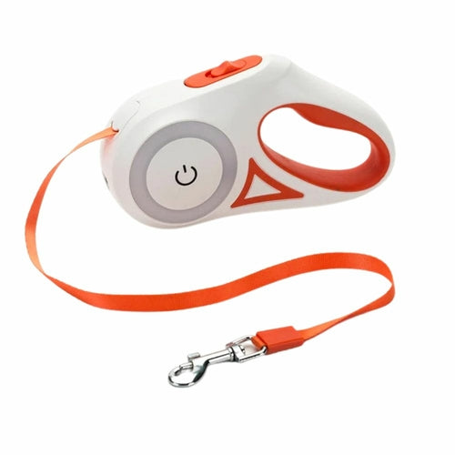RETRACTABLE LEASH WITH LIGHT