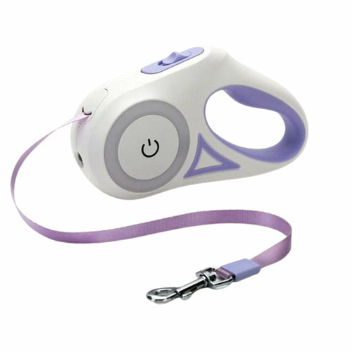RETRACTABLE LEASH WITH LIGHT