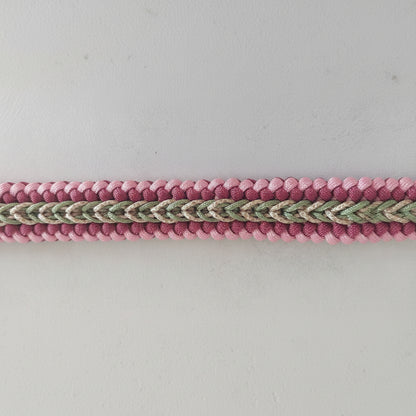 Dettaglio dell'intreccio realizzato per la linea artigianale e made in italy di zekyshop