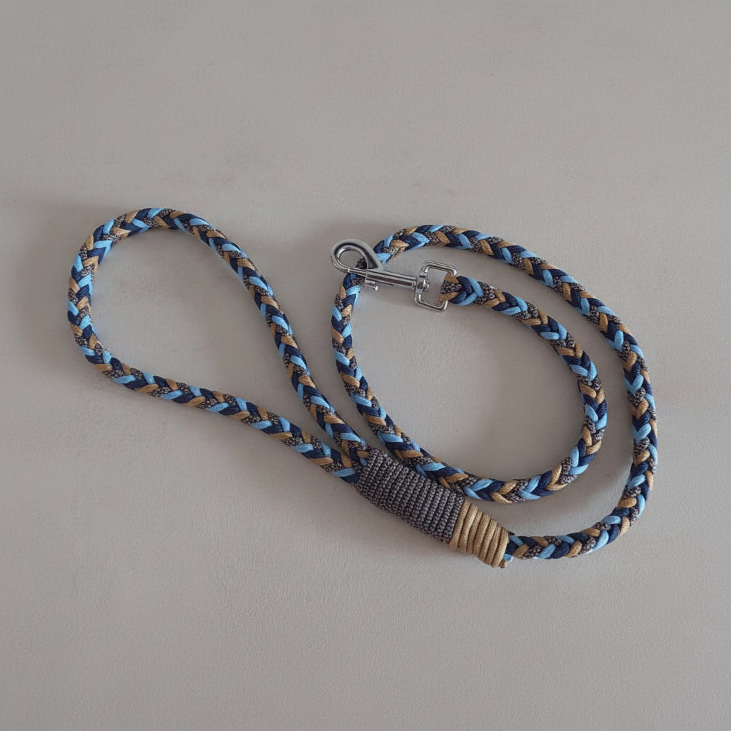 Guinzaglio bosco incantato blu taglia unica disponibile in quattro colori blu rosa rosso e verde