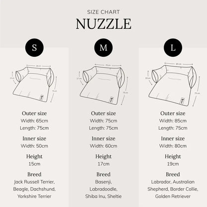 Letto per cani tipo divano District70 Nuzzle misure