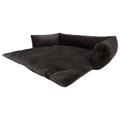 Nuzzle Sofa Bed con schienale imbottito colore nere taglie disponibili media grande in tre colori