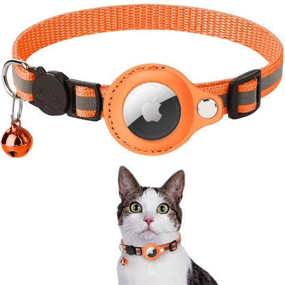 REFLECTIVE COLLAR with Airtag case