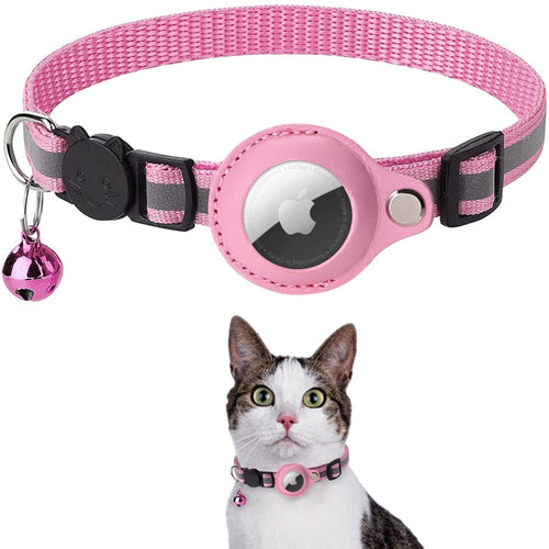 REFLECTIVE COLLAR with Airtag case