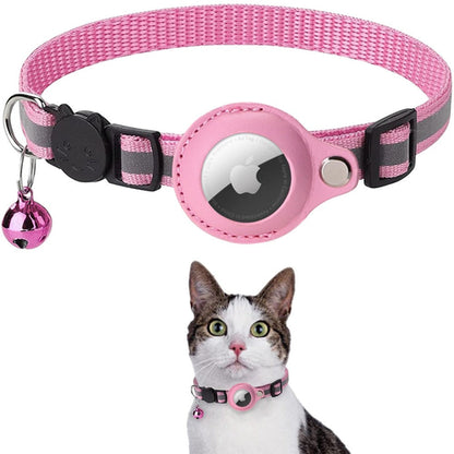 REFLECTIVE COLLAR with Airtag case