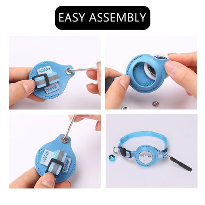 REFLECTIVE COLLAR with Airtag case