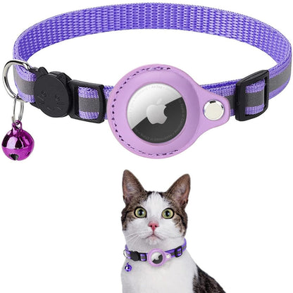 REFLECTIVE COLLAR with Airtag case