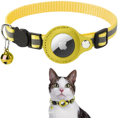 REFLECTIVE COLLAR with Airtag case