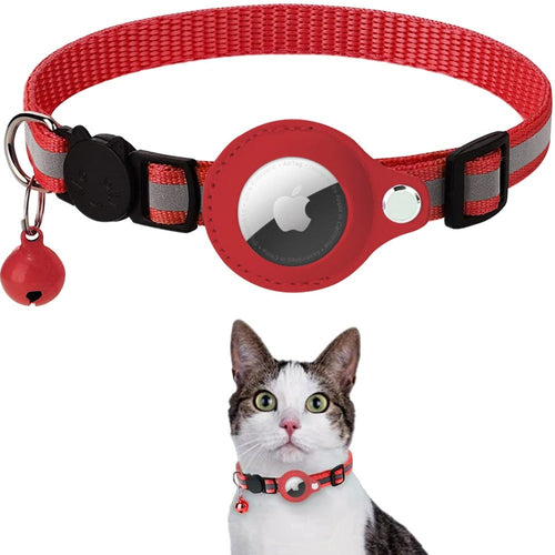 REFLECTIVE COLLAR with Airtag case