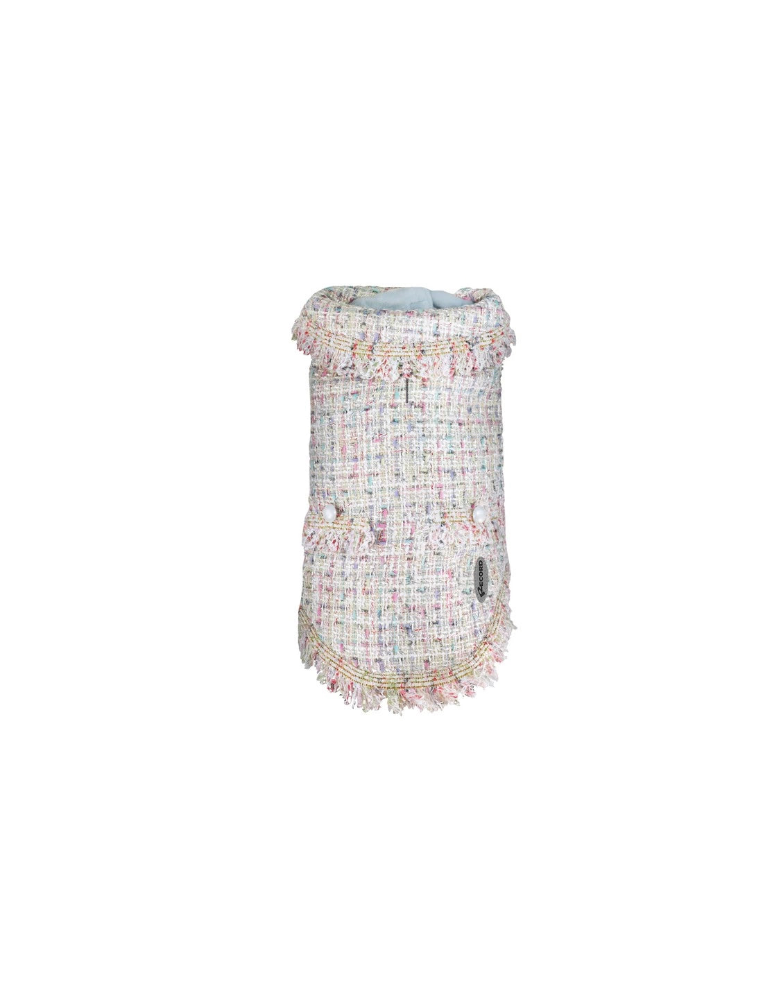 cappottino dai colori pastello tessuto in tweel e interno foderato in pile elegante e romantico cappottino mademoiselle