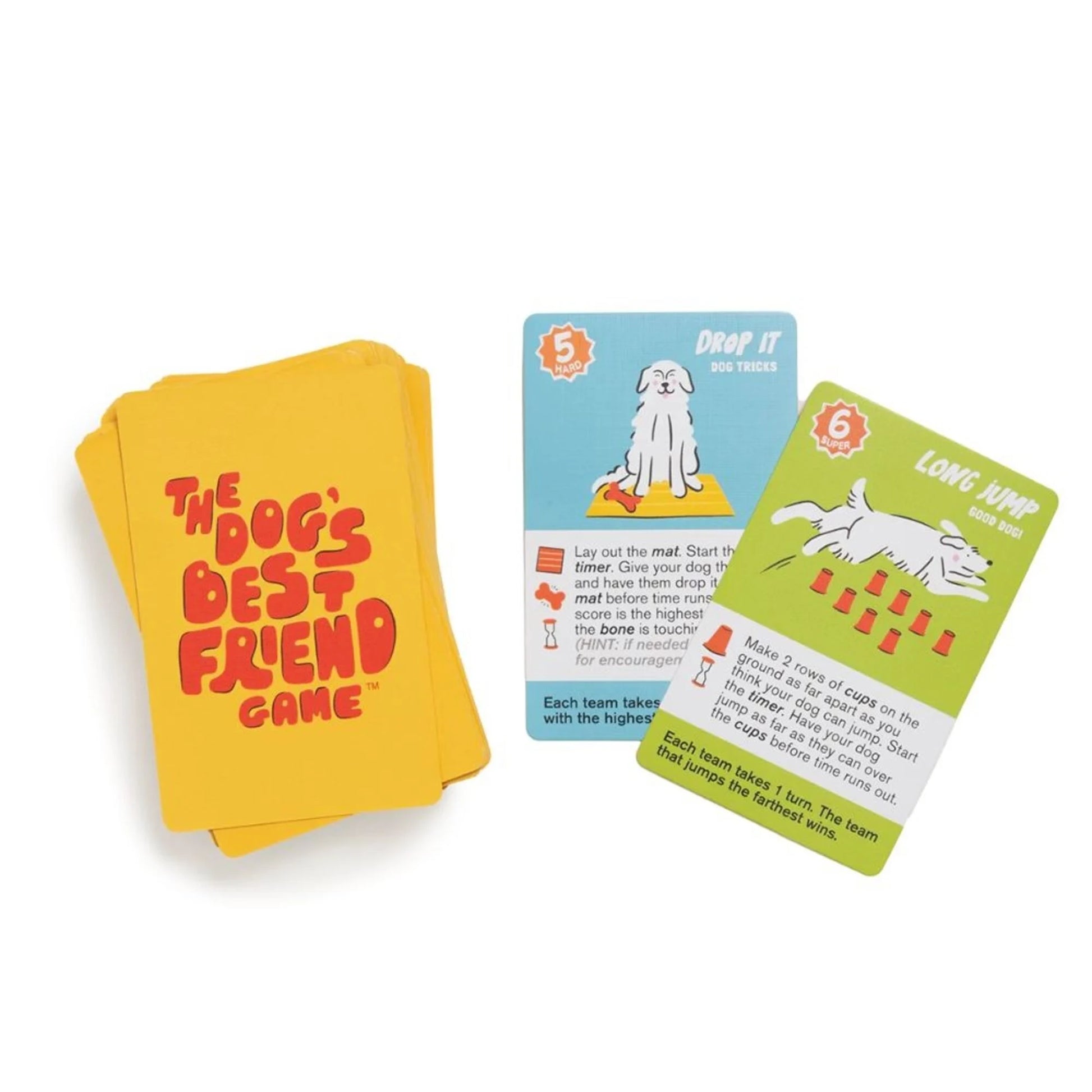 Carte sfida e carte addestramento del gioco per cani