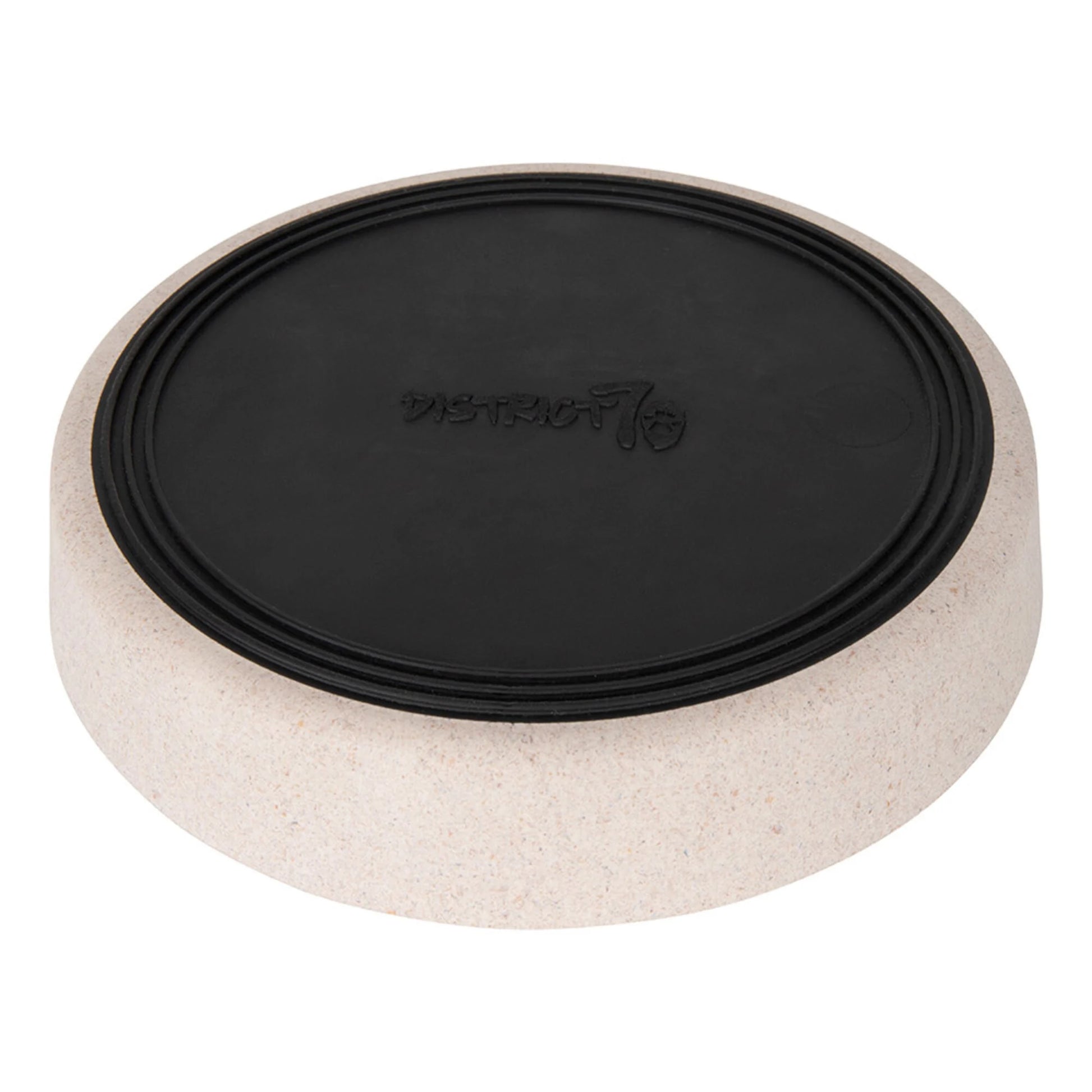 Ciotola per gatti con design naturale in bambù, perfetta per cibo secco con fondo antiscivolo