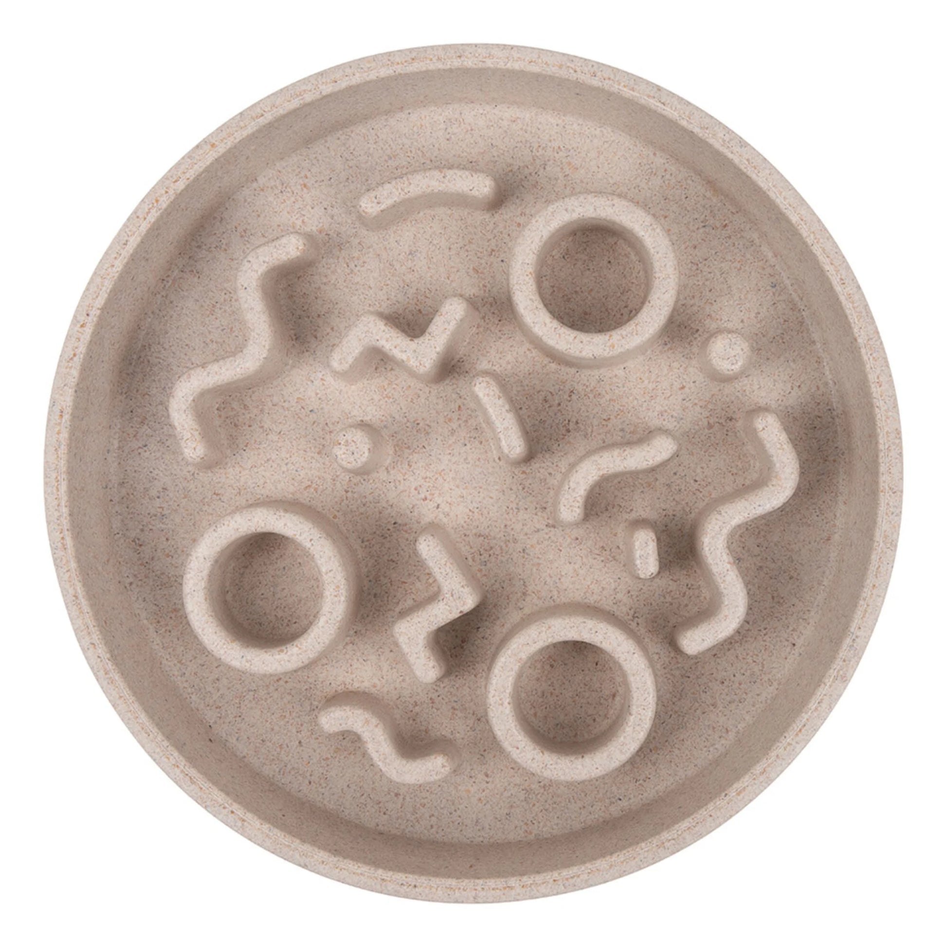 Ciotola slow feeder in bambù, ideale per gatti piccoli e adulti