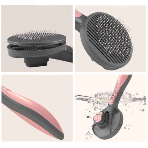 One-Click Grooming Brush