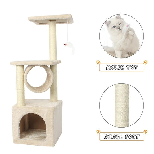 CAT TREE HOUSE TOWER