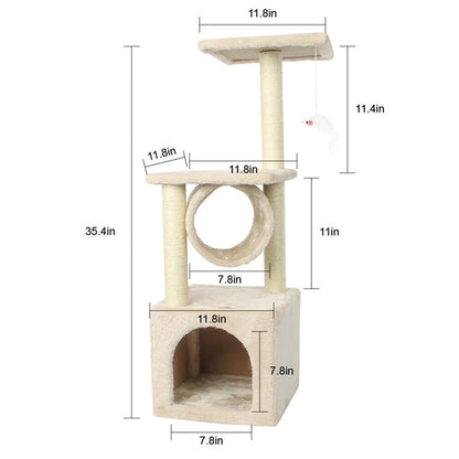 CAT TREE HOUSE TOWER