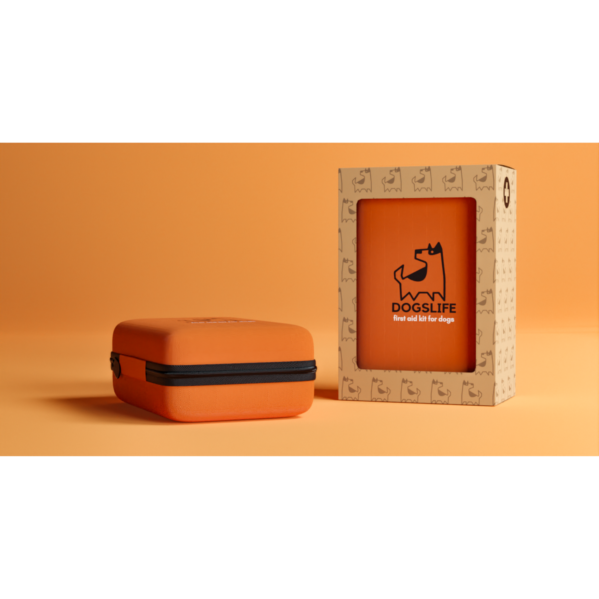 Kit di pronto soccorso completo per cani compatto e pronto all'uso per ogni escursione