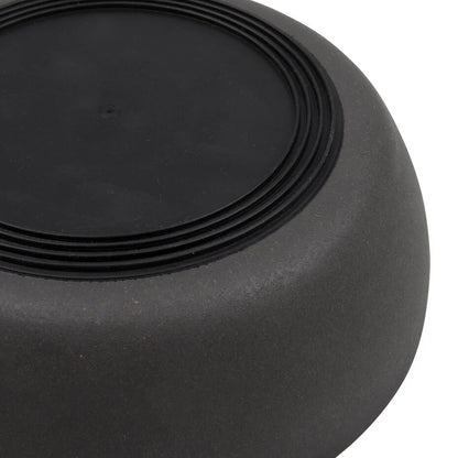 fondo antiscivolo della ciotola in bambù eco-friendly colore nero  elegante minimal per cane