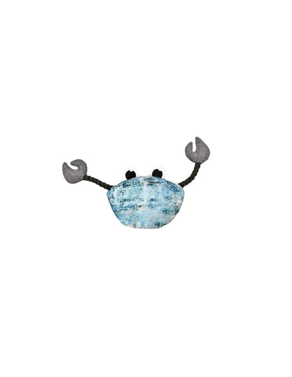 Gioco Green Fun soggetto granchio per cane Eco Giocattolo con Squeaker