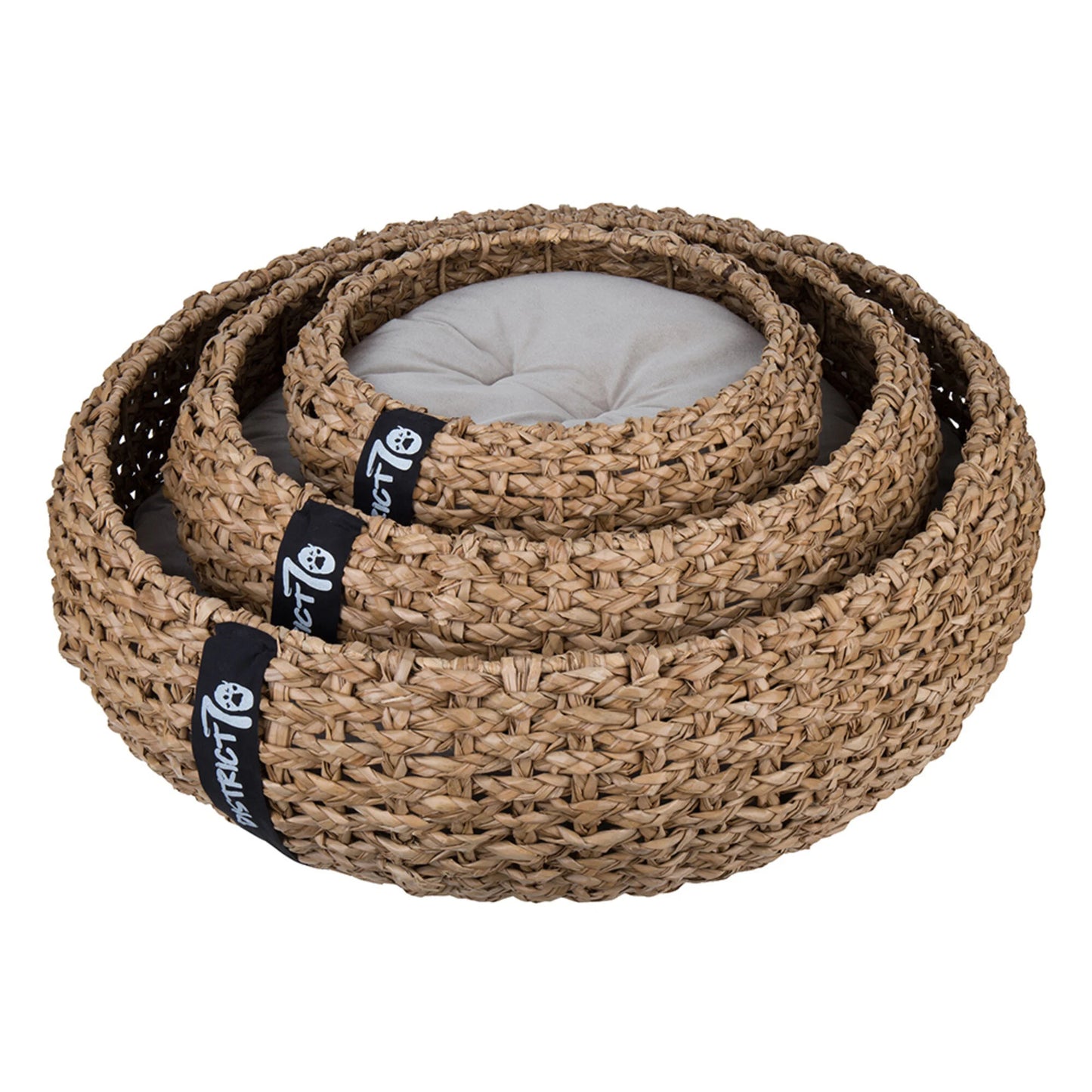 set cucce in vimini disponibile in tre taglie