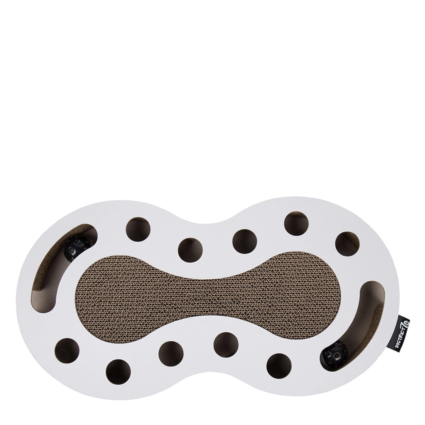 Snake tiragraffi bianco per stimolare l’attività e il gioco del gatto