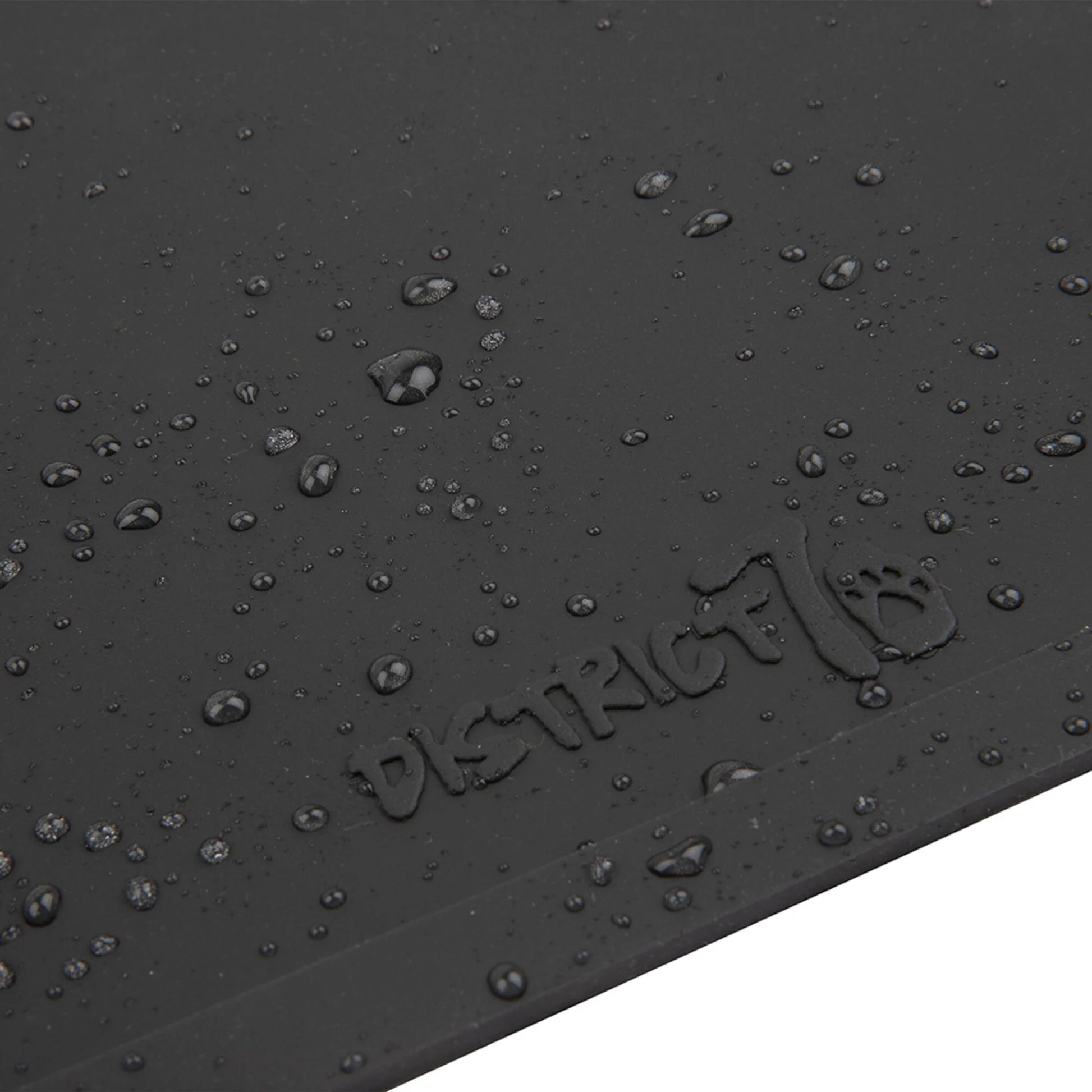 Tovaglietta per ciotole in silicone BPA Free nero, dettaglio del materiale impermeabile