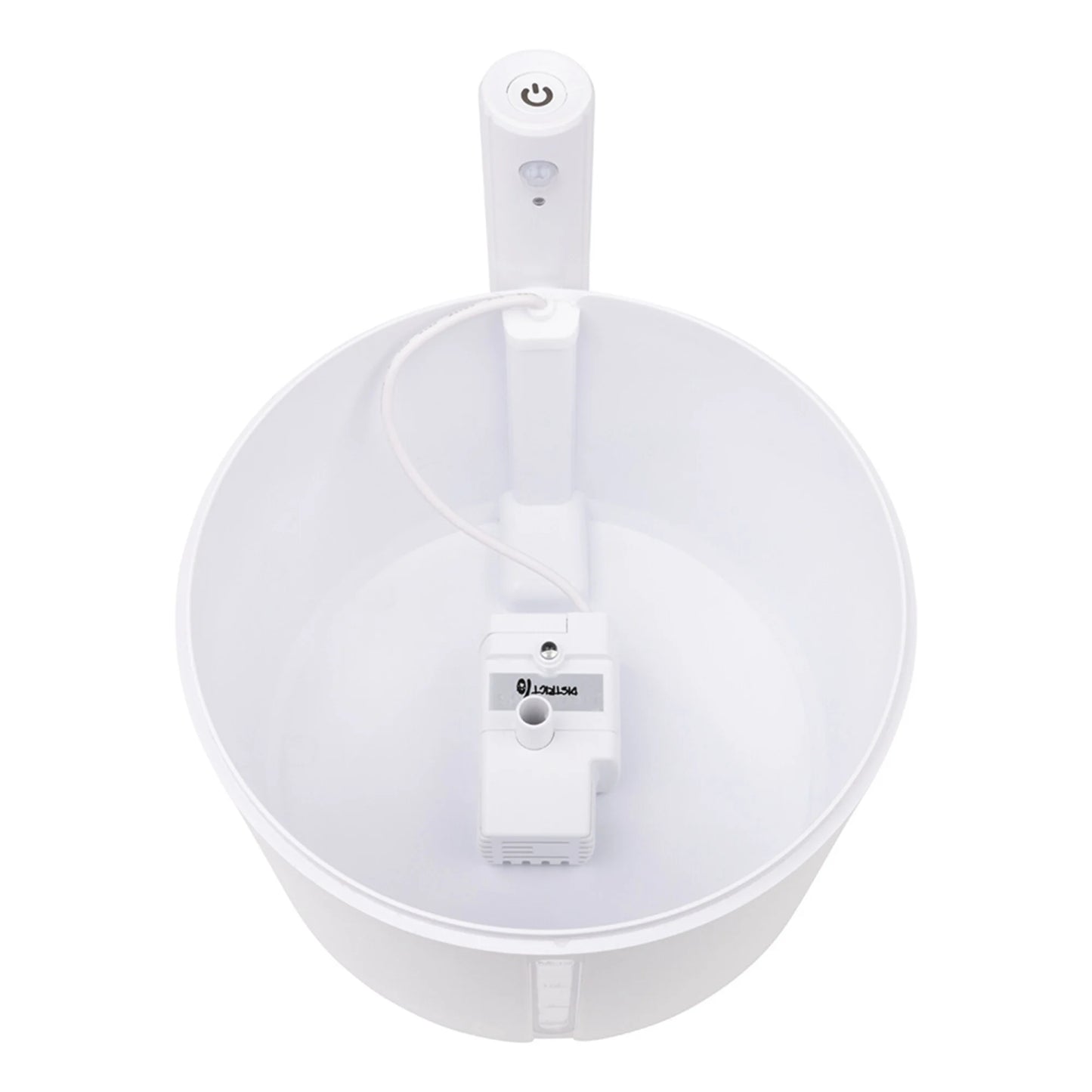 fontana senza fili bianca vista dall'alto aperta